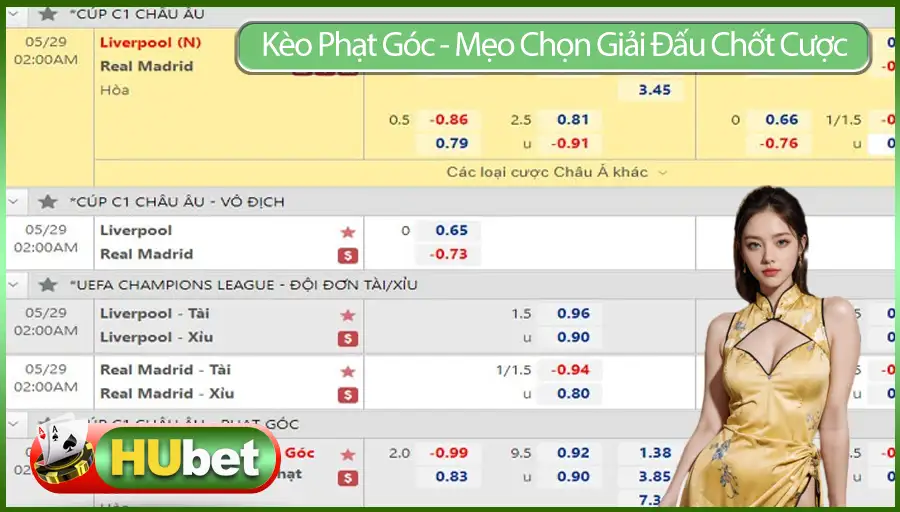 Kèo Phạt Góc - Mẹo Chọn Giải Đấu Chốt Cược Hiệu Quả Nhất